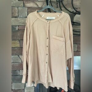 We The Free Frayed Edge Shirt